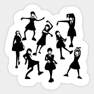 Wednesday's Dance Moves Sticker